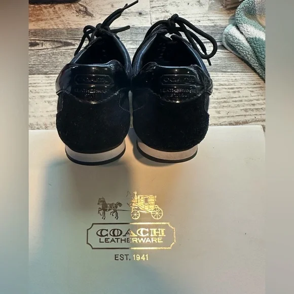 Coach Kathleen Black Signature Sneakers – Size 8 (Y2K Vintage) - Picture 6 of 11